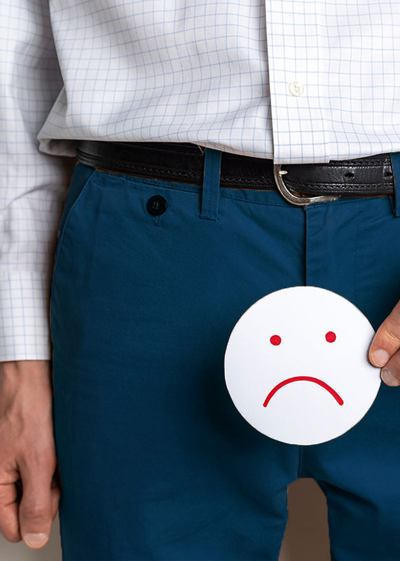 Don't be shy! We're here to help in all men's sex problems.